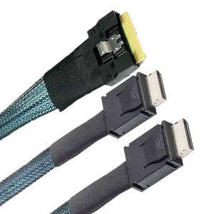 Cable PCI-E Ultraport SlimSAS SFF-8654 8i a 2*Oculink Dual SFF8611 SAS de 0.5M - Product Image 6