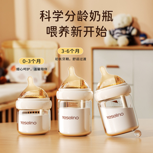 Échantillon Gratuit de Petit Biberon en Verre Borosilicaté Élevé avec Fonction Anti-Colique et Sans BPA, Produits pour Nouveau-Né Incluant un Bouchon en PP - Product Image 6