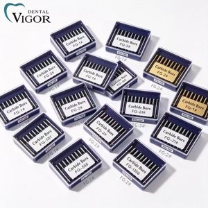 ชุดดอกสว่านทันตกรรมทังสเตนคาร์ไบด์ รุ่น FG 10 ชิ้น/กล่อง ฆ่าเชื้อได้ สำหรับงานตัดและขัดในคลินิกทันตกรรม - Product Image 1