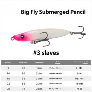 เหยื่อปลอมแบบจมน้ำ<span class=keywords><strong>เร</strong></span>็ว รูปทรง<span class=keywords><strong>ด</strong></span>ินสอ สั่นสะ<span class=keywords><strong>เท</strong></span>ือนความถี่สูง สำหรับตกปลาชะโ<span class=keywords><strong>ด</strong></span> ปลากะพง ปลากะพงแ<span class=keywords><strong>ด</strong></span>ง - Product Image 3