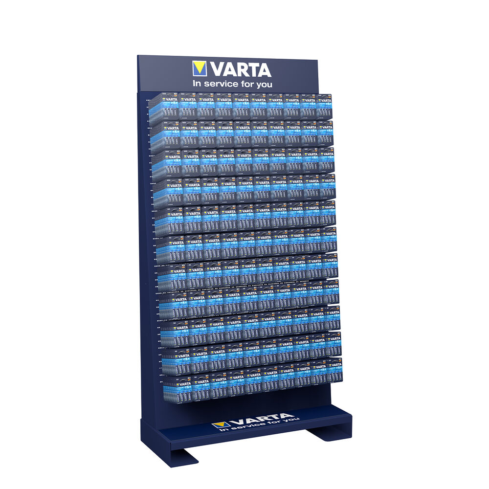 Apache POP Customized PVC Plastic Battery Display Rack PVC Hook Display Shelves for Supermarkets
