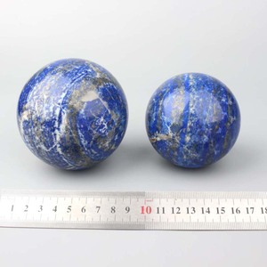 Nouvelle sphère de Lapis Lazuli en pierre précieuse naturelle pour la guérison et la décoration - Product Image 3