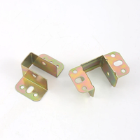 Accessoires de quincaillerie en fer modernes, support de fixation invisible pour lit, charnière de suspension, poutre en forme de U, pièces métalliques estampées, facile