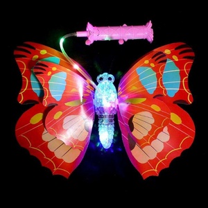 Mariposa de Juguete LED Portátil con Luces Intermitentes y Música, Alas Móviles, Regalo para Niños, Mariposa Luminosa - Product Image 2