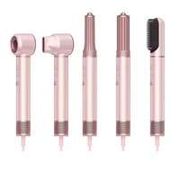 Styler capillaire 5 en 1 à air chaud haute vitesse, boucleur automatique, sèche-cheveux, peigne, 110 000 tr/min, ionique, sans balais, ensemble multifonctionnel