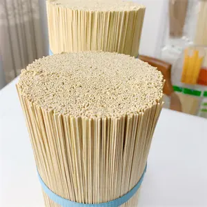 Agarbatti-varita de bambú redonda, de color Natural varita de incienso, 1,4mm, 1,6mm, 1,3mm