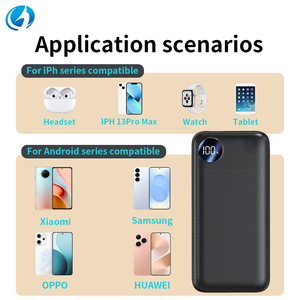 Cargador Portátil Rápido de 22.5W y 10000mAh con Cables Dobles Integrados, Pantalla LED Inteligente, para Exteriores - Product Image 6