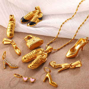 Pendentifs Thème Chaussures et Sacs, Style Vêtements, Tons Dorés, Accessoires Bijoux DIY, Unisexe, Usage Quotidien - Product Image 2