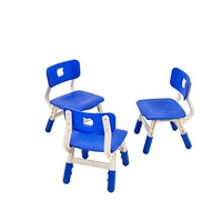 Chaise en plastique moderne et colorée pour enfants d'âge préscolaire, réglable en hauteur, pour salle de classe, école, atelier