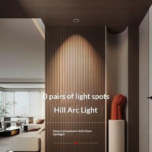 Spot encastré anti-éblouissement COB en aluminium Little Hill pour éclairage mural de salon à faisceau étroit - Product Image 2