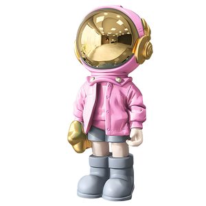 Statue di astronauti personalizzate scultura di astronauta arti in resina regali per bambini Figurine d'oro ornamento decorazione della stanza - Product Image 4