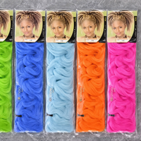 Extensions de cheveux synthétiques en fibre haute température, 82 pouces, 165g, pré-étirées, tissage simple, pour tresses au crochet Jumbo, EZ Braiding Hair