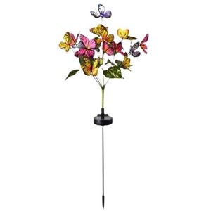 Luces Solares de Jardín con Forma de Mariposa, Lámpara Decorativa LED de Colores para Exteriores, Resistente al Agua, Portátil - Product Image 5