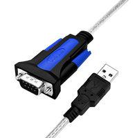 Cable USB a RS232, Cable serie RS232 DB9, blindaje de 9 pines, transmisión de datos de alta velocidad, escáner de impresora de ordenador de Chip Dual