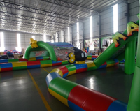 Bâche gonflable étanche en PVC de m, équipement pour jeux de course, de Kart et de Sport