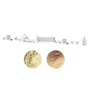 ECO-friendly OEM Instant Nutrition Powder Baby Food and Cereal Porridge Producing Plant Extruder Dryer and Grinding Group