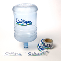 Etiquetas Adhesivas Personalizadas de Vinilo Impermeable para Botellas de Agua de 5 Galones, Rollo de Etiquetas para Bebidas y Cerveza