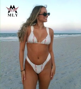 Costume <span class=keywords><strong>da</strong></span> <span class=keywords><strong>Bagno</strong></span> Personalizzato per <span class=keywords><strong>Donna</strong></span>, Bikini a Due Pezzi con Stampa Personalizzata, Marca di Lusso, Abbigliamento <span class=keywords><strong>da</strong></span> Spiaggia - Product Image 1