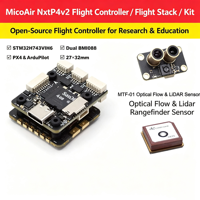 Contrôleur de vol MicoAir NxtPX4v2, Stack de vol STM32H743 Dual BMI088 PX4 ArduPilot 20*20mm 2-6S pour drone industriel de recherche