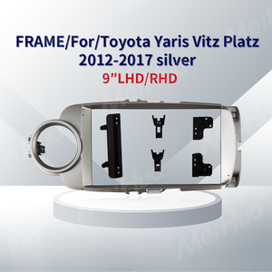 Nuovo Arrivo: Cornice in Plastica per Autoradio con <span class=keywords><strong>Accessori</strong></span> e Cavi per <span class=keywords><strong>Toyota</strong></span> <span class=keywords><strong>Yaris</strong></span> 2012-2017, Lettore DVD per Auto - Product Image 3