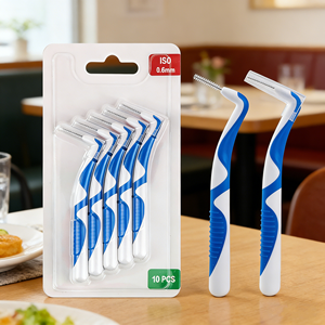 Brosse <span class=keywords><strong>interdentaire</strong></span> en forme de L, poils ultra fins, TPE de qualité alimentaire, soin buccal doux, nettoyage en profondeur, brosse <span class=keywords><strong>interdentaire</strong></span> <span class=keywords><strong>dentaire</strong></span> - Product Image 1