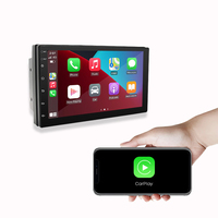 Radio con GPS para coche, reproductor Multimedia con Android, pantalla táctil, 2 DIN, Universal, estéreo, DVD, Carplay