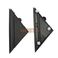 Nouvelle plaque de garniture triangulaire de rétroviseur arrière, accessoire de remplacement pour FIAT 500 2012-2019, noir mat, côté gauche et droit, 1SD00KX7AA 1SJ85KX7AA