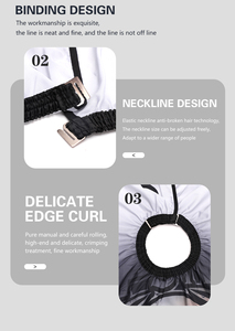 VINNIE 2025 nuevo salón de corte de pelo antiadherente camuflaje color capas de peluquería para barbería - Product Image 6