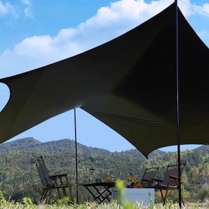 <span class=keywords><strong>Lona</strong></span> Impermeable Ligera para Acampar, Toldo Resistente a los Rayos UV, Refugio Portátil Plegable para Actividades al Aire Libre, Camping y Senderismo - Product Image 4