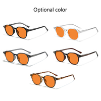 Película de revestimiento Retro de alta calidad, lentes amarillas naranjas, montura TR90, gafas Unisex TR90, gafas antibloqueo de luz azul