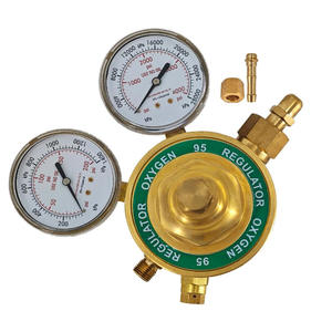 Régulateur de torche en laiton robuste CGA300 pour propane et CO2, manomètre d'oxygène CGA540, manomètre de réservoir de grande taille - Product Image 5