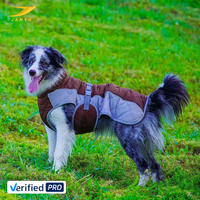 Maßgefertigter Winter-Hundemantel, Verdickt und Warm, Reflektierende Gesteppte Sicherheitsweste, Verstellbar, Winddicht, Umweltfreundliche Baumwolle, Haustierkleidung