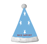 Meistverkaufte El Salvador Flaggen-Weihnachtsmützen Komfortable Plüsch-Weihnachtsmützen für Erwachsene Neujahrs-Festliche Party-Kopfbedeckung
