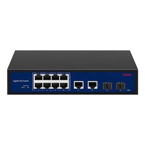 <span class=keywords><strong>2</strong></span> SFP Gigabit 12 cổng <span class=keywords><strong>PoE</strong></span> chuyển đổi đầy đủ Giga 96W <span class=keywords><strong>PoE</strong></span> Mạng Thiết bị chuyển mạch 100/250 Meter 24Gbps full duplex - Product Image 4