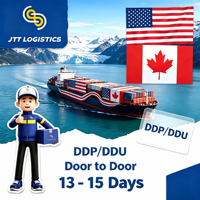 Chine vers États-Unis Canada DDP Fret maritime porte-à-porte Expédition maritime rapide Taxe incluse Transitaire