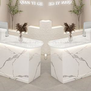 Comptoir de caisse pour magasin de détail et épicerie, comptoir de caissier normal pour supermarché - Product Image 3