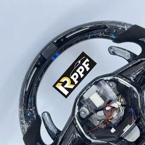Volante de Fibra de Carbono RPPF en Oferta con Luces LED, Estilo Popular para Automóviles Volkswagen VW <span class=keywords><strong>Golf</strong></span> <span class=keywords><strong>8</strong></span> MK8 GTI <span class=keywords><strong>Golf</strong></span> <span class=keywords><strong>GTE</strong></span> 2020-2021 - Product Image 2