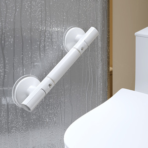 Barres d'appui de salle de bain en plastique antidérapantes à ventouse, capacité de charge 50 kg, design moderne et simple pour la sécurité des personnes âgées - Product Image 2