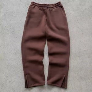 <span class=keywords><strong>Pantaloni</strong></span> Casual da <span class=keywords><strong>Uomo</strong></span> Rosa Tinta Unita, Design Largo in Puro Cotone con Logo Ricamato, Joggers Comodi per <span class=keywords><strong>Uomo</strong></span> - Product Image 4