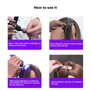 Pinky leem Factory Best-selling New Hair Extension Technology <b>UV</b> Hair Extension Machine Metal <b>LED</b> Hair Extension Lamp - Product Image 6