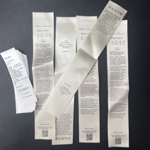 High Quality Printing Washing <strong>Label</strong> Custom Printed <strong>Labels</strong> for Clothing Wash Care <strong>Label</strong> Clothing - Product Image 4