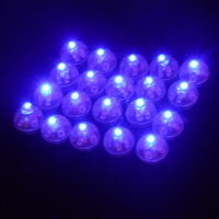 50Pcs Mini LED Lumière Boule Ronde Flash Boule LED Ballon Lumière Alimenté Par Batterie Lampes Lumineuses pour Lanterne Décoration De Fête De Mariage