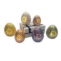 Oeufs de Pâques en céramique bon marché Oeufs décoratifs en céramique Oeufs en porcelaine