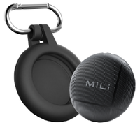 MiLi LiTag pour traqueur intelligent étanche IPX65 compatible Apple Google Find My, localisateur d'objets avec pile CR2032 pour clés et bagages
