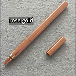 Custom Nordic Minimalist Copper Hexagonal <b>Creative</b> Ballpoint Pen 0.5mm Black Ink - Product Image 3