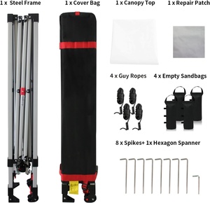 10x10 sto-n-go Bạc tráng <span class=keywords><strong>Pop</strong></span> tán bãi biển Lều dễ dàng một đẩy ngoài trời Sun <span class=keywords><strong>Shade</strong></span> sự kiện cắm trại gazebo, bạc tráng Trắng - Product Image 5