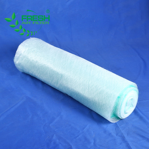El lado de barlovento es verde, el lado de <span class=keywords><strong>sotavento</strong></span> es blanco, cabina de pulverización, filtro de aire de fibra de vidrio, rollo de medios de filtro de parada de pintura a la G3-G4 - Product Image 5