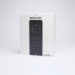 Panel de control de alarma contra incendios integrado blanco con interruptor de fuego Actulux 3JW-227319 SVM EI 24V-8A - Product Image 1