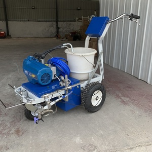 Machine de <span class=keywords><strong>marquage</strong></span> routier pour la <span class=keywords><strong>peinture</strong></span> de lignes de parking, machine de <span class=keywords><strong>marquage</strong></span> de lignes sans air alimentée par batterie avec guide laser - Product Image 4