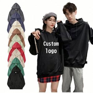 Blank Custom Long Sleeve Winter Cotton French Terry Pullover Sweatshirt <b>Thin</b> Couple Crew Neck <b>Hoodies</b> & Sweatshirts - Product Image 3